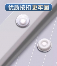 新時(shí)達(dá)10個(gè)文件袋透明A4加厚檔案按扣袋資料袋